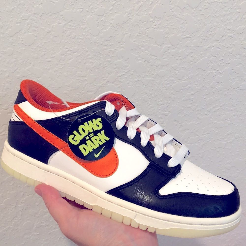 🖤🧡NIKE DUNK LOW PREMIUM GS SNEAKERS🧡🖤